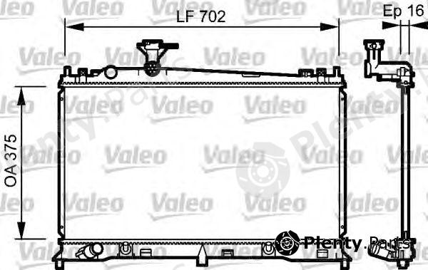  VALEO part 734483 Radiator, engine cooling