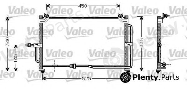  VALEO part 818058 Condenser, air conditioning