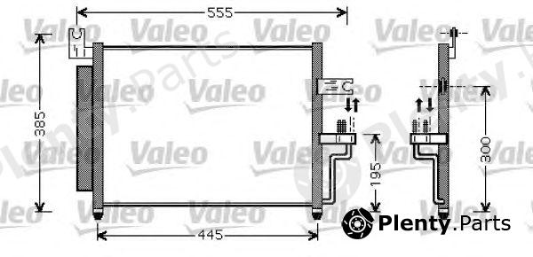  VALEO part 818073 Condenser, air conditioning