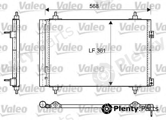  VALEO part 818171 Condenser, air conditioning