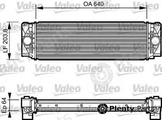  VALEO part 818732 Intercooler, charger