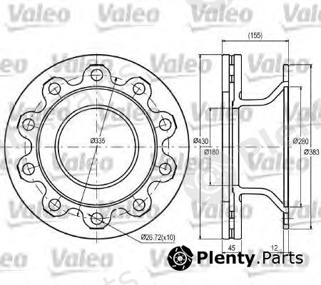  VALEO part 187074 Brake Disc
