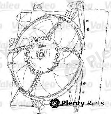  VALEO part 696238 Fan, radiator