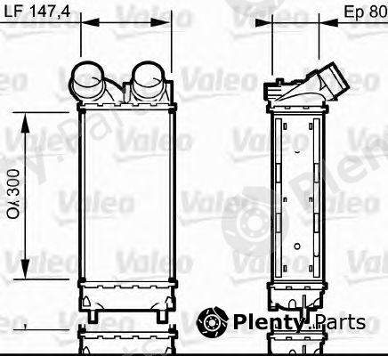  VALEO part 818837 Intercooler, charger