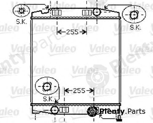  VALEO part 733410 Radiator, engine cooling