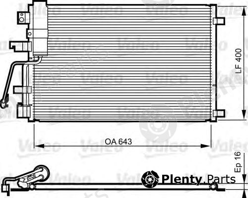  VALEO part 814010 Condenser, air conditioning