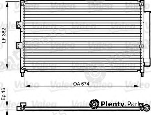  VALEO part 814217 Condenser, air conditioning
