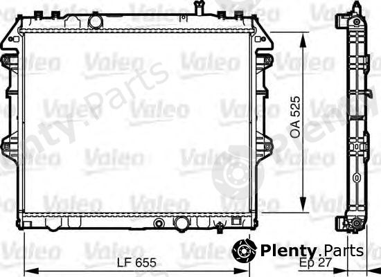  VALEO part 735442 Radiator, engine cooling