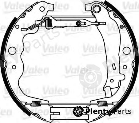  VALEO part 554901 Brake Shoe Set