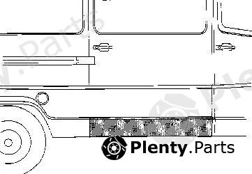  VAN WEZEL part 3070110 Sidewall
