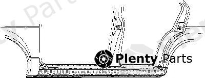  VAN WEZEL part 5811.02 (581102) Foot Board, door sill