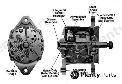  DELCO REMY part 19010111 Alternator