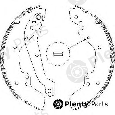  ROADHOUSE part 405600 Brake Shoe Set