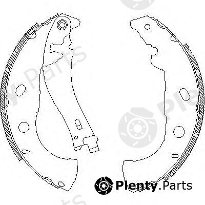  ROADHOUSE part 407200 Brake Shoe Set
