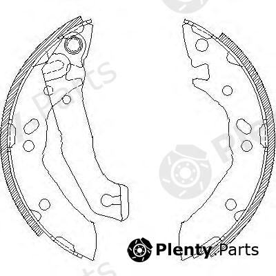  ROADHOUSE part 411700 Brake Shoe Set