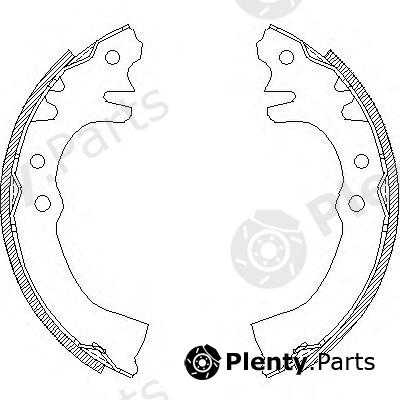  ROADHOUSE part 415500 Brake Shoe Set