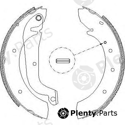  ROADHOUSE part 417800 Brake Shoe Set