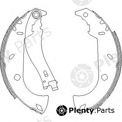  ROADHOUSE part 418001 Brake Shoe Set