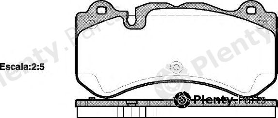  ROADHOUSE part 2127900 Brake Pad Set, disc brake