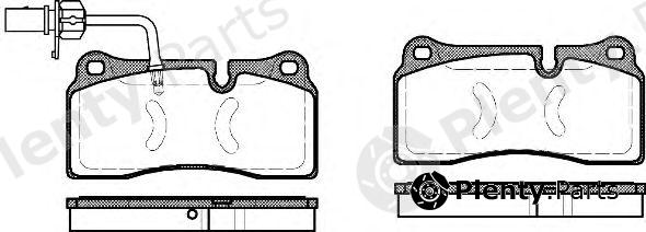  ROADHOUSE part 298311 Brake Pad Set, disc brake