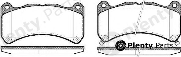  ROADHOUSE part 21192.12 (2119212) Brake Pad Set, disc brake