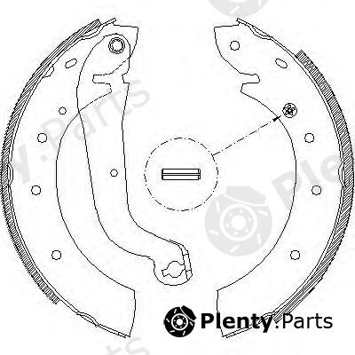  ROADHOUSE part 451400 Brake Shoe Set