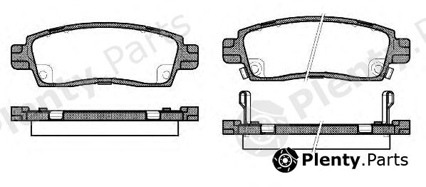  ROADHOUSE part 2838.02 (283802) Brake Pad Set, disc brake