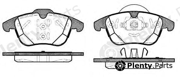  ROADHOUSE part 2148200 Brake Pad Set, disc brake