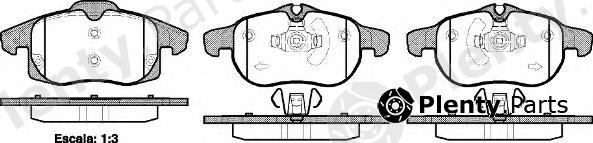  REMSA part 0888.40 (088840) Brake Pad Set, disc brake