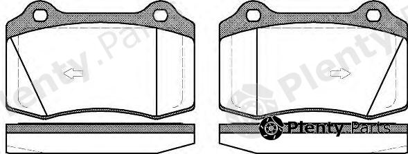  REMSA part 043455 Brake Pad Set, disc brake