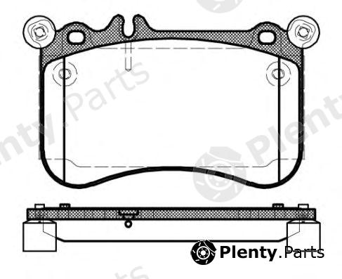 REMSA part 146500 Brake Pad Set, disc brake