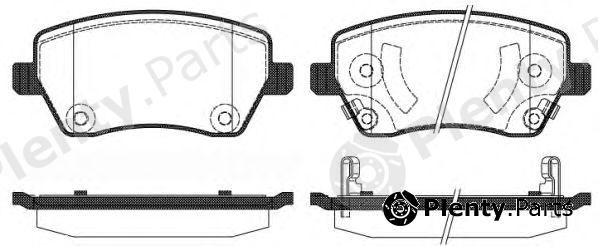  REMSA part 098702 Brake Pad Set, disc brake