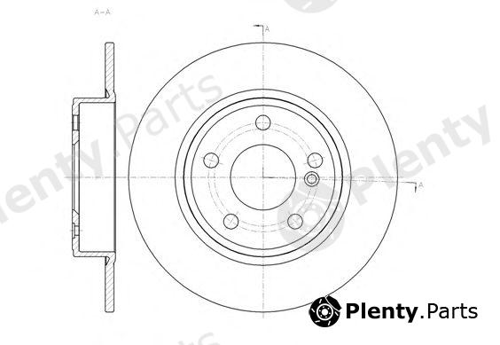  REMSA part 61465.00 (6146500) Brake Disc
