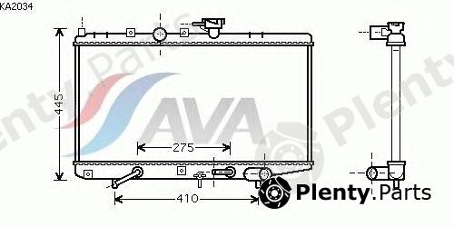  AVA QUALITY COOLING part KA2034 Radiator, engine cooling