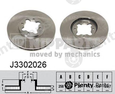  NIPPARTS part J3302026 Brake Disc