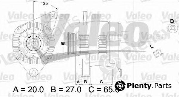  VALEO part 437196 Alternator