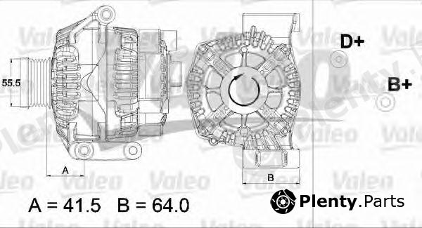  VALEO part 437474 Alternator