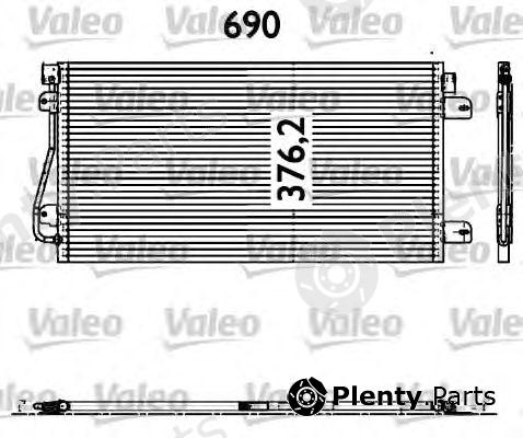  VALEO part 817601 Condenser, air conditioning