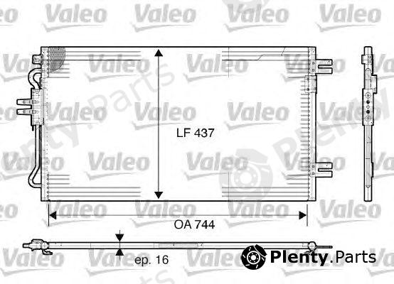  VALEO part 817739 Condenser, air conditioning