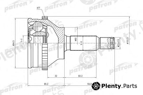 PATRON part PCV2066 Joint Kit, drive shaft