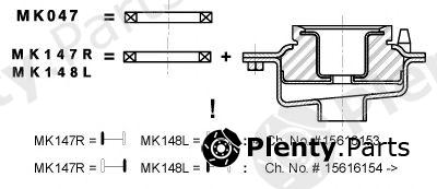  MONROE part MK047 Anti-Friction Bearing, suspension strut support mounting