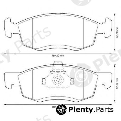  BENDIX part 573295B Brake Pad Set, disc brake