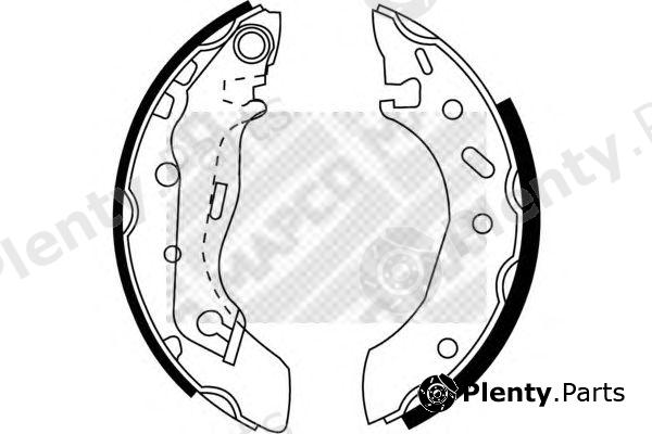  MAPCO part 8832 Brake Shoe Set