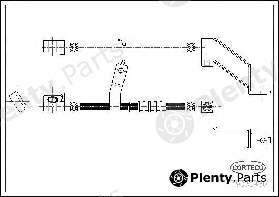  CORTECO part 19032430 Brake Hose