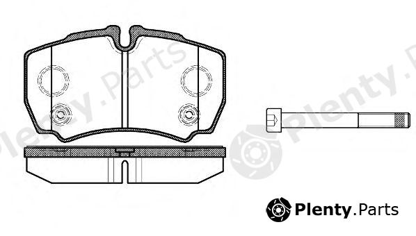  ROADHOUSE part 284910 Brake Pad Set, disc brake