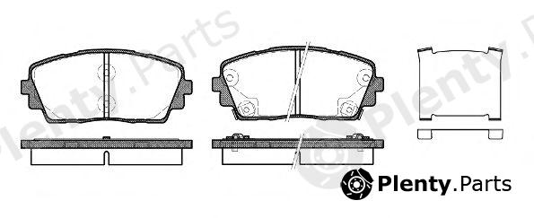  ROADHOUSE part 2148102 Brake Pad Set, disc brake