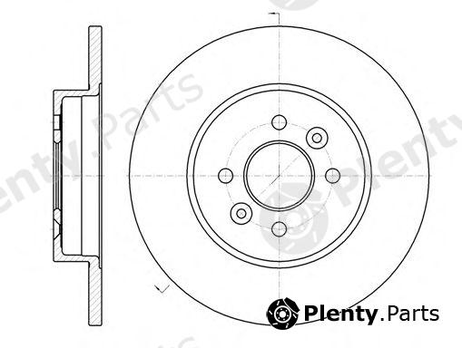  REMSA part 6117600 Brake Disc