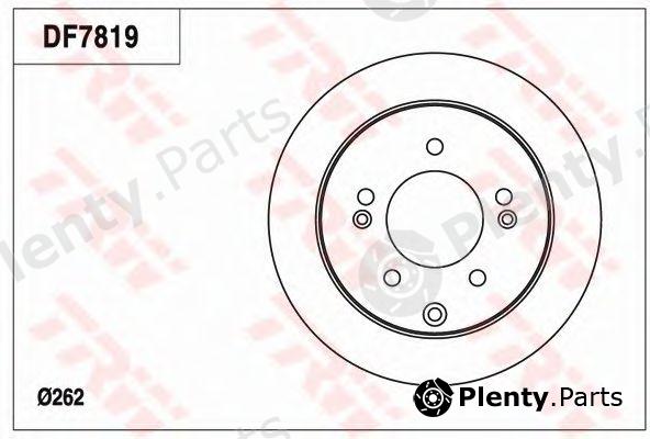  TRW part DF7819 Brake Disc