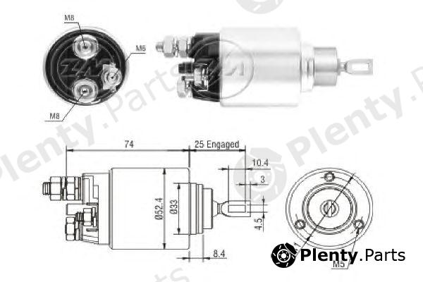  ERA part ZM2381 Solenoid Switch, starter