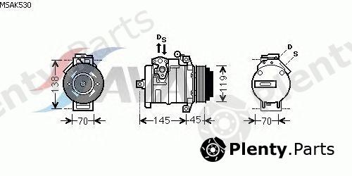  AVA QUALITY COOLING part MSAK530 Compressor, air conditioning